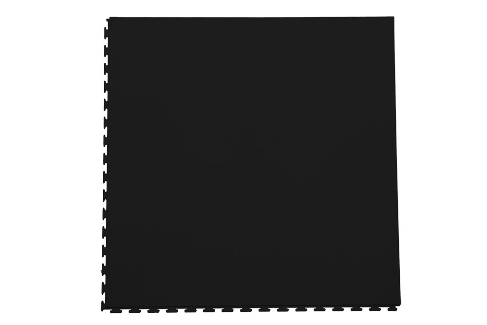 Плитка  ПВХ Sold Premium, 5 мм, 500*500, скрытый замок, чёрная