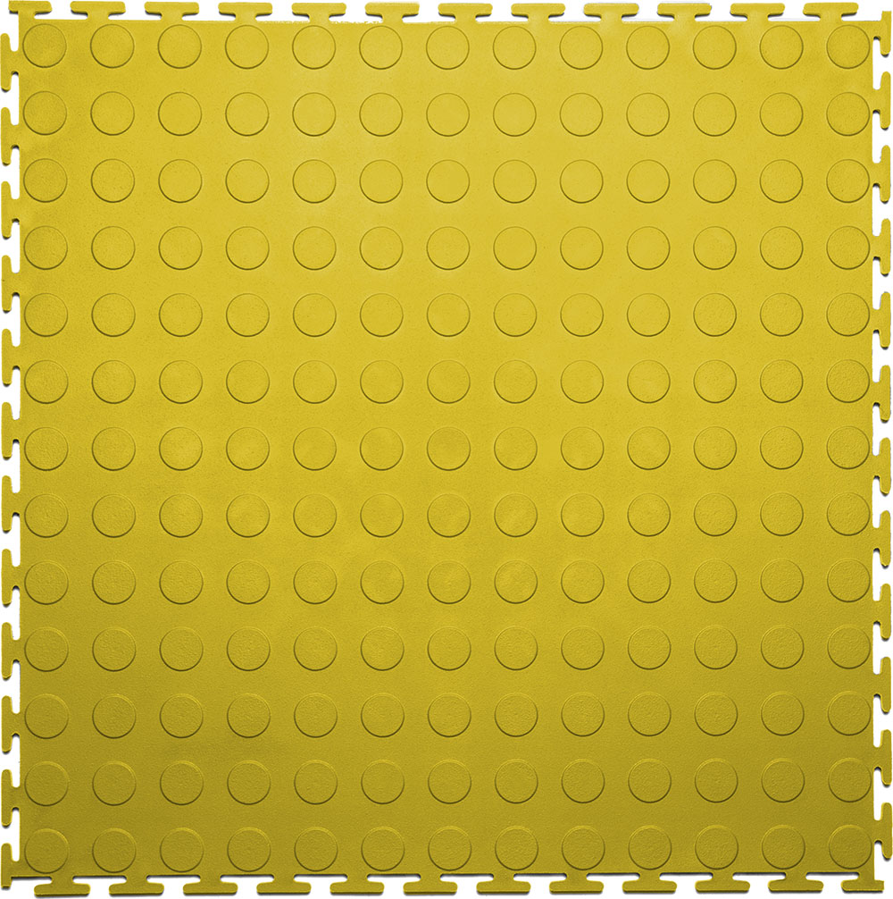 Плитка  ПВХ Sold Prom, 7 мм, 500*500, т-образный замок, жёлтая
