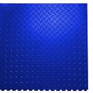 Плитка  ПВХ Sold Grain, 5 мм, 500*500, скрытый замок, синяя