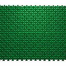 Грязезащитное покрытие ПВХ Sold Антикаблук, 9 мм, 200*200 мм, зелёный