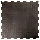 Плитка из резиновой крошки, Грандпол, 20 мм, 1000*1000 мм, чёрная
