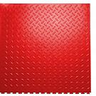 Плитка  ПВХ Sold Grain, 5 мм, 500*500, скрытый замок, красная