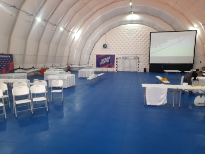 Спортивный зал филиала Газпром