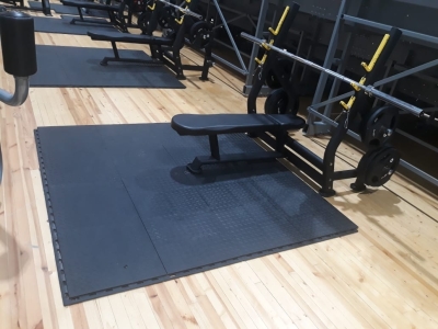 Уход за резиновой плиткой