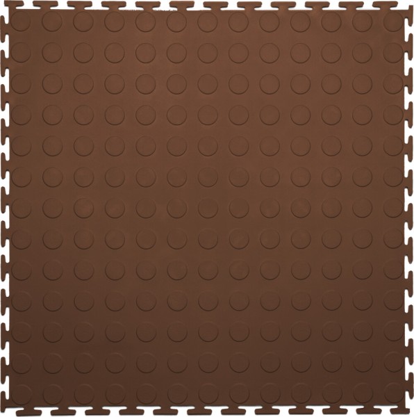 Резиновая плитка Rubber Prom, 9 мм, 500*500 мм, коричневая