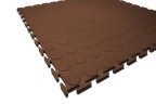 Резиновая плитка Rubber Prom, 9 мм, 500*500 мм, коричневая