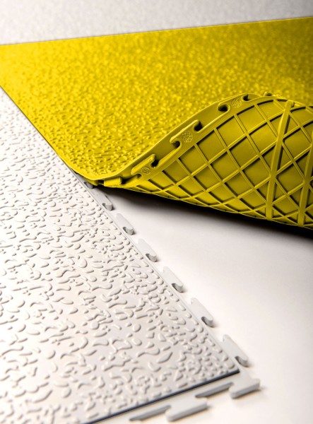 Плитка  ПВХ Sold Lock, 7 мм, 500*500, скрытый замок, жёлтая