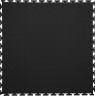 Плитка  ПВХ Sold Prom, 9 мм, 500*500, т-образный замок, чёрная