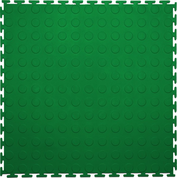 Резиновая плитка Rubber Prom, 9 мм, 500*500 мм, зелёная