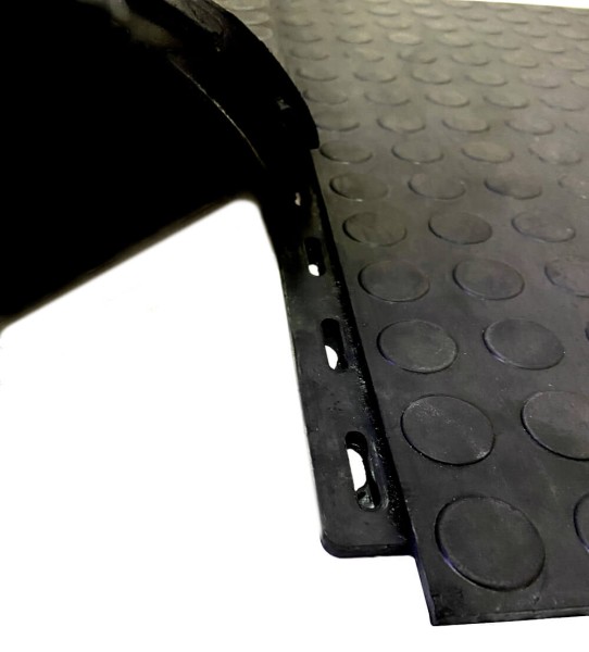 Резиновая плитка «Спецформер», 10 мм, 500*500 мм, чёрная