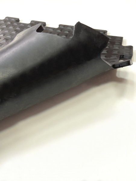 Резиновая плитка "Спецпол Квадро", 10 мм, 500х500 мм, черная