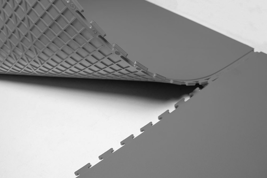 Плитка  ПВХ Sold Premium, 5 мм, 500*500, скрытый замок, тёмно-серая