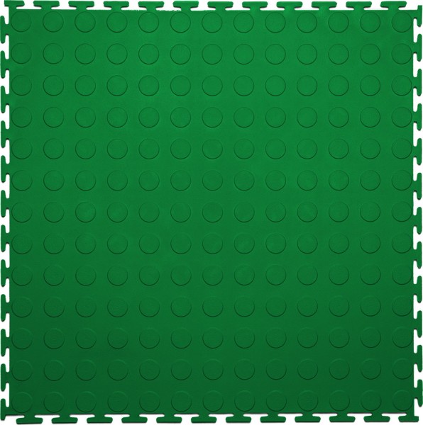 Плитка  ПВХ Sold Prom, 9 мм, 500*500, т-образный замок, зелёная