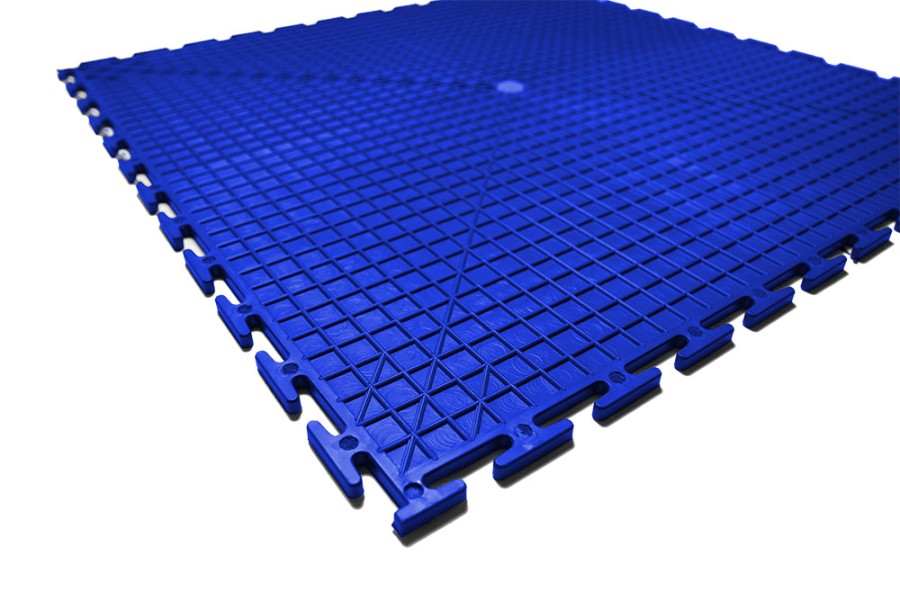 Плитка  ПВХ Sold Prom, 5 мм, 500*500, т-образный замок, синяя