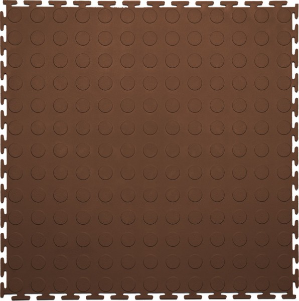 Плитка  ПВХ Sold Prom, 5 мм, 500*500, т-образный замок, коричневая