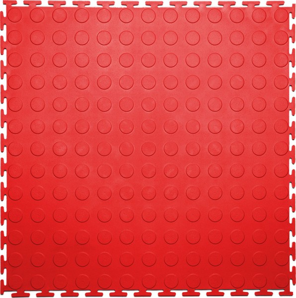 Плитка  ПВХ Sold Prom, 5 мм, 500*500, т-образный замок, красная