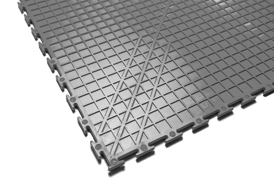 Плитка  ПВХ Sold Premium, 6,5 мм, 500*500, скрытый замок, тёмно-серая