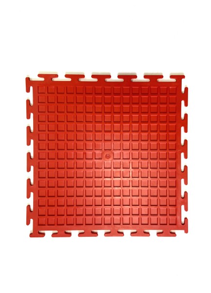 Плитка ПВХ Mini Prom, 5 мм, 250*250, т-образный замок, красная