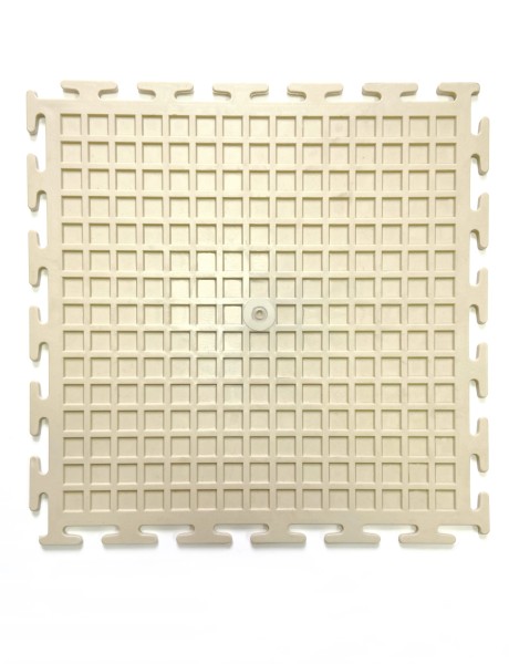 Плитка ПВХ Mini Prom, 5 мм, 250*250, т-образный замок, бежевая