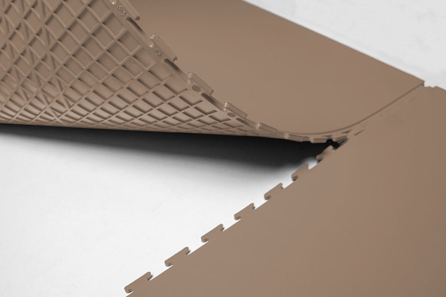 Плитка  ПВХ Sold Premium, 6,5 мм, 500*500, скрытый замок, бежевая