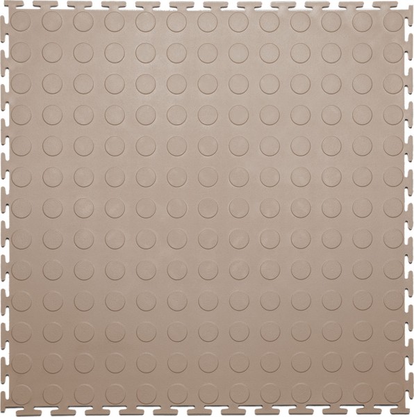 Плитка  ПВХ Sold Prom, 7 мм, 500*500, т-образный замок, бежевая