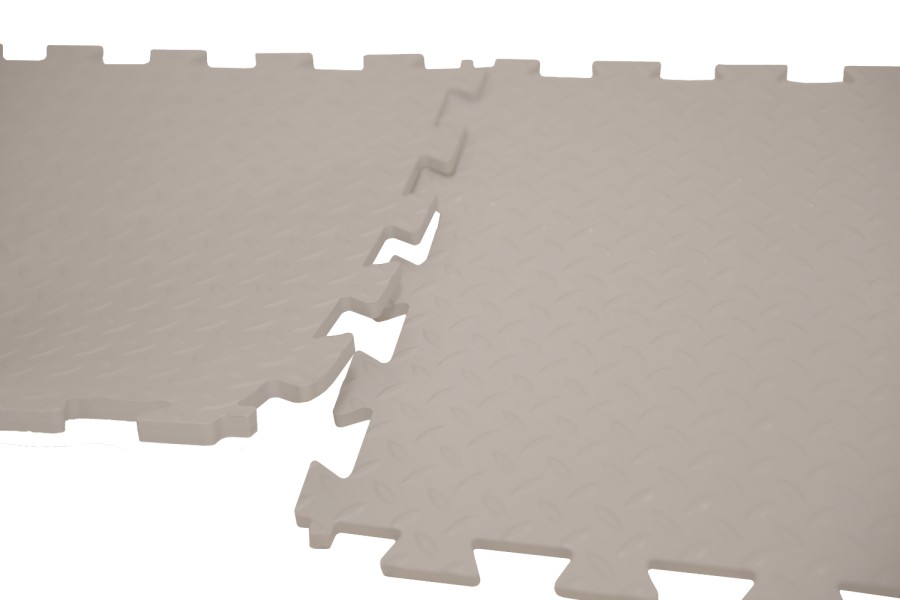 Резиновая плитка, Rubber Grain, 12 мм, 475*475 мм, бежевая