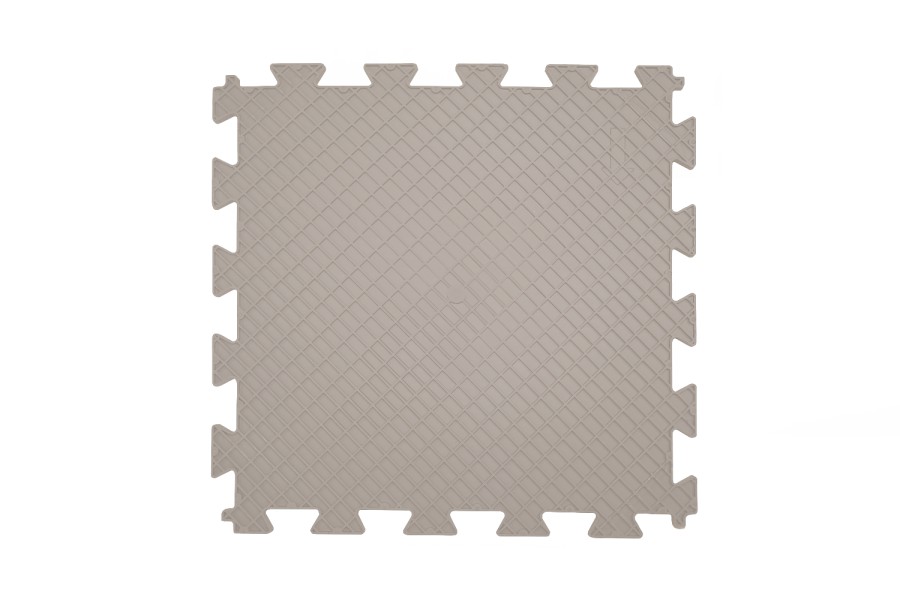 Резиновая плитка, Rubber Grain, 12 мм, 475*475 мм, бежевая