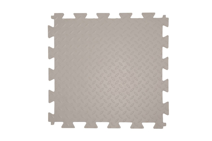 Резиновая плитка, Rubber Grain, 12 мм, 475*475 мм, бежевая