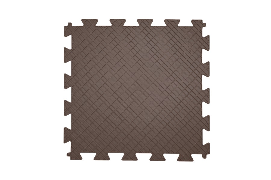 ПВХ плитка Sold Grain, 12 мм, 475*475, замок "ласточкин хвост", коричневая