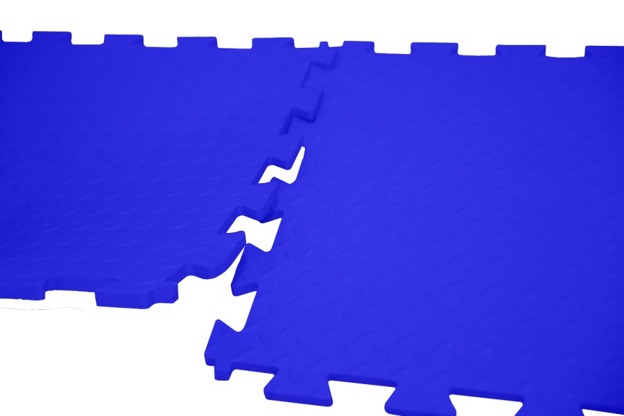 Резиновая плитка, Rubber Grain, 12 мм, 475*475 мм, синяя