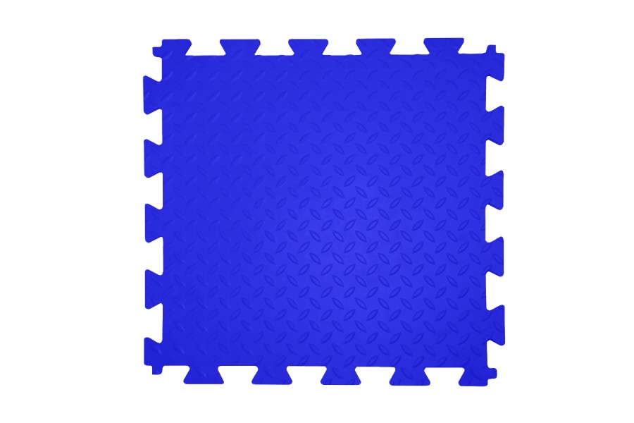 Резиновая плитка, Rubber Grain, 12 мм, 475*475 мм, синяя