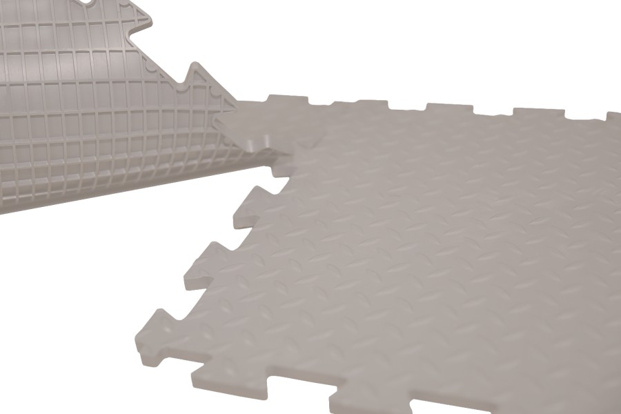 ПВХ плитка Sold Grain, 12 мм, 475*475, замок "ласточкин хвост", бежевая