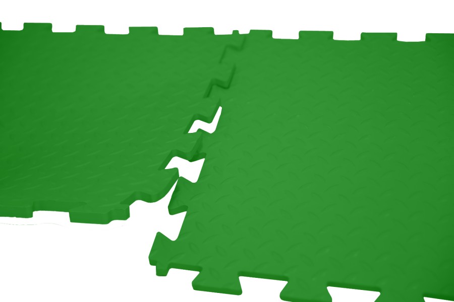 Резиновая плитка, Rubber Grain, 12 мм, 475*475 мм, зеленая