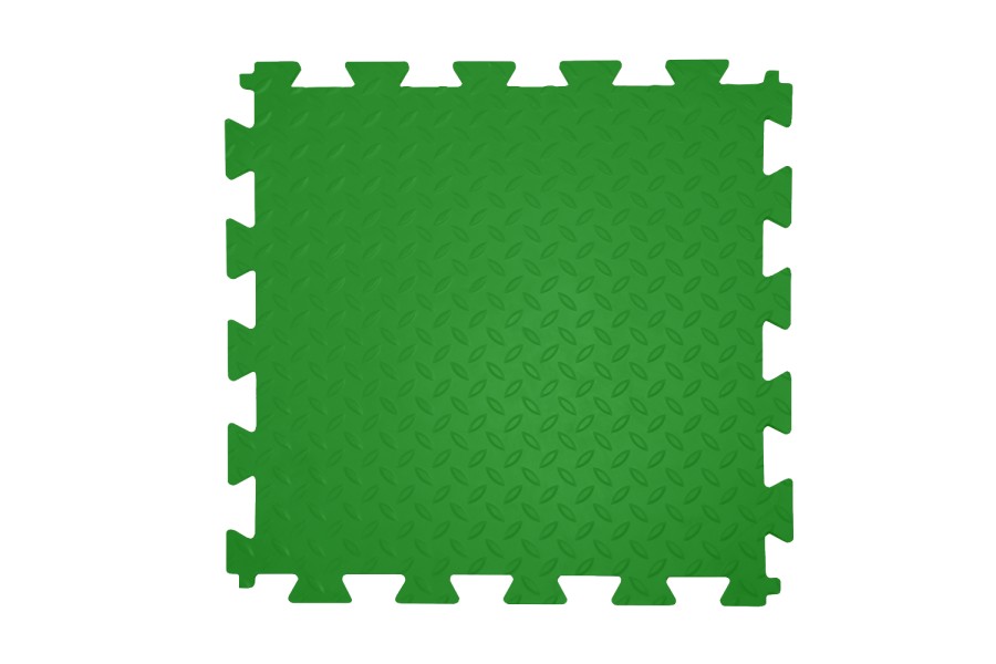 Резиновая плитка, Rubber Grain, 12 мм, 475*475 мм, зеленая