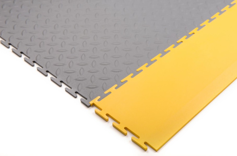 Порог ПВХ, 6 мм, 145*500 мм, жёлтый