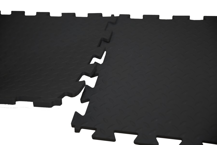 Резиновая плитка, Rubber Grain, 12 мм, 475*475 мм, черная