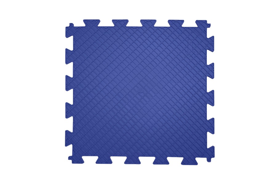 ПВХ плитка Sold Grain, 12 мм, 475*475, замок "ласточкин хвост", синяя