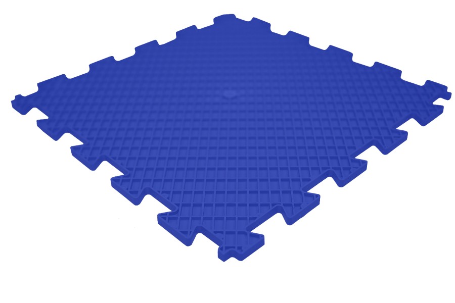 ПВХ плитка Sold Grain, 12 мм, 475*475, замок "ласточкин хвост", синяя