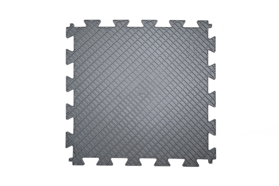 Резиновая плитка, Rubber Grain, 12 мм, 475*475 мм, серая