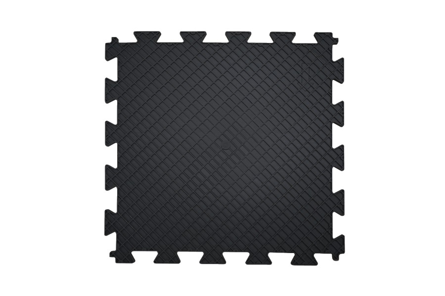 ПВХ плитка Sold Grain, 12 мм, 475*475, замок "ласточкин хвост", черная