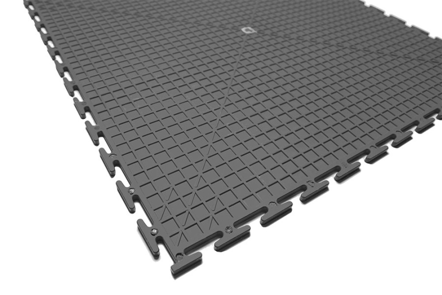 Плитка  ПВХ Sold Terra, 5 мм, 500*500, т-образный замок, тёмно-серая