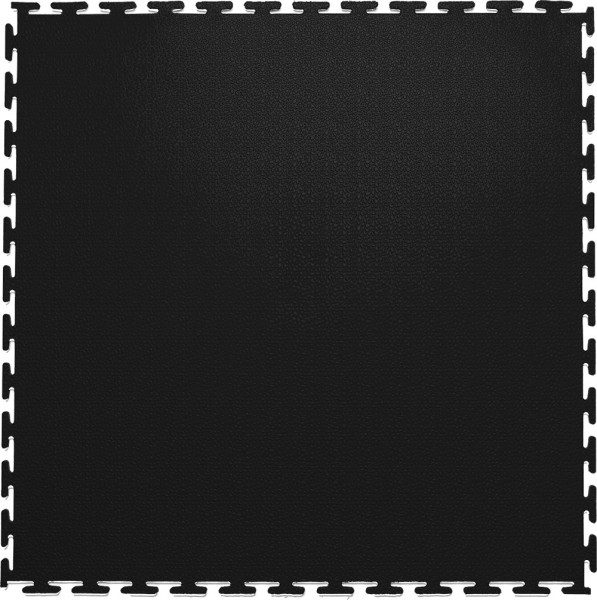 Плитка  ПВХ Sold Terra, 5 мм, 500*500, т-образный замок, чёрная