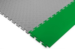 Порог ПВХ, 7 мм, 145*500 мм, зелёный