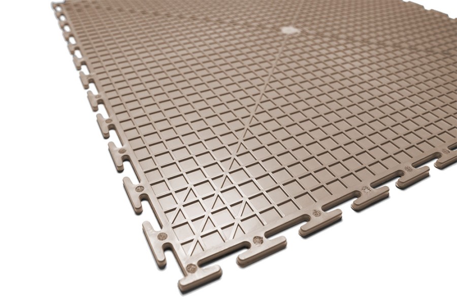 Плитка  ПВХ Sold Max, 9 мм, 500*500, т-образный замок, бежевая