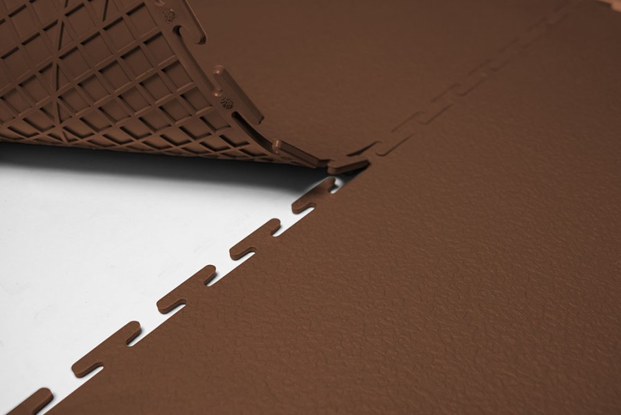 Плитка  ПВХ Sold Max, 9 мм, 500*500, т-образный замок, коричневая