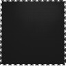 Плитка  ПВХ Sold Terra, 7 мм, 500*500, т-образный замок, чёрная