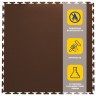 Плитка  ПВХ Sold Terra, 7 мм, 500*500, т-образный замок, коричневая