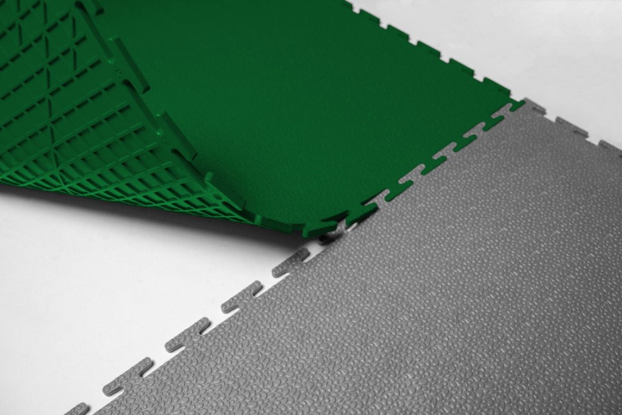 Плитка  ПВХ Sold Terra, 7 мм, 500*500, т-образный замок, зелёная