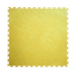 Плитка  ПВХ Sold Decor, 7 мм, 500*500, т-образный замок, жёлтая