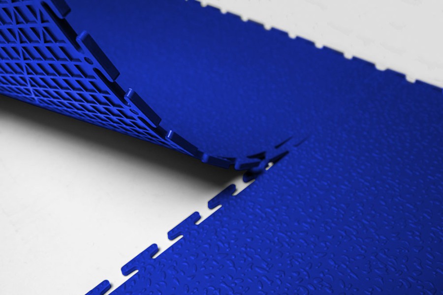 Плитка  ПВХ Sold Modern, 5 мм, 500*500, т-образный замок, синяя